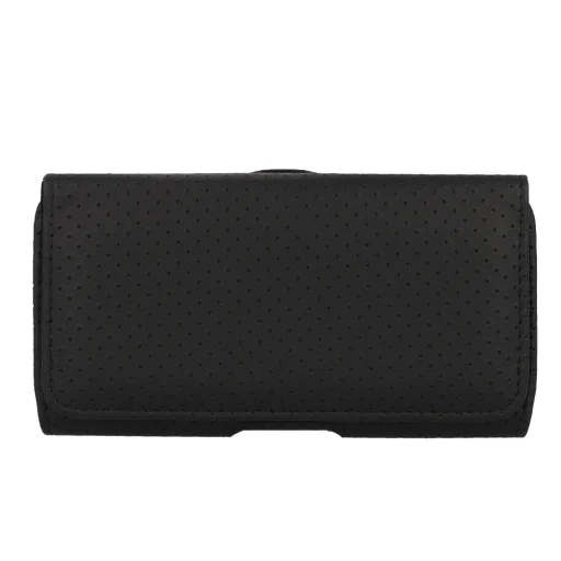 HIT Belt Holster (MÉRET XL) iPhone 15 Pro Max/Samsung A54 5G/A52/S24 Plus/S20 FE tok design 4 fekete (167x83 mm) - 4