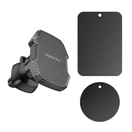 Borofone Car holder BH110 Adelante mágneses autós telefontartó szellőzőrácsra, fekete - 6
