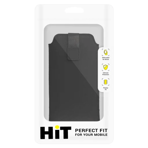 HIT Pouch tok (méret XL) iPhone 14/14 Pro/iPhone 15/15 Pro/Samsung S23/S23 Plus/S24/S24 Plus/A15/A54 5G design 1 fekete - 7