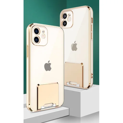 Tel Protect Kitámasztható Luxus Tok iPhone 11 Pro Max Lila tok - 6