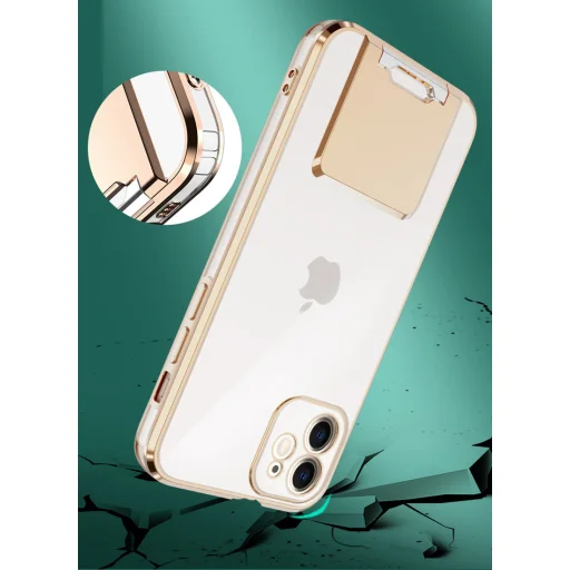 Tel Protect Kitámasztható Luxus Tok iPhone 11 Pro Max Lila tok - 4