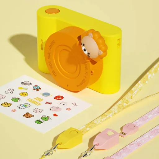 Digitális fényképezőgép gyerekeknek C5 48Mpix, érintőképernyő, WiFi oroszlán - 4