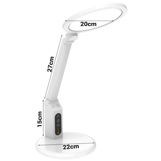 Asztali lámpa LED TB-20SAPLI vezeték nélküli fehér - 2