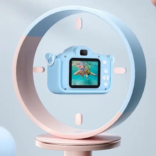 C9 Macska kék digitális kamera gyermekeknek - 5