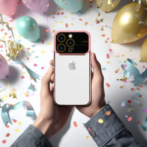 Electro Lens tok Xiaomi Redmi Note 12 5G/Poco X5 Rose gold - 9