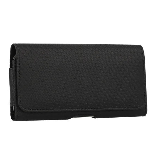 HIT Belt Holster (MÉRET XL) iPhone 15 Pro Max/Samsung A54 5G/A52/S24 Plus/S20 FE dizájn 3 fekete (167x83 mm) tok - 2