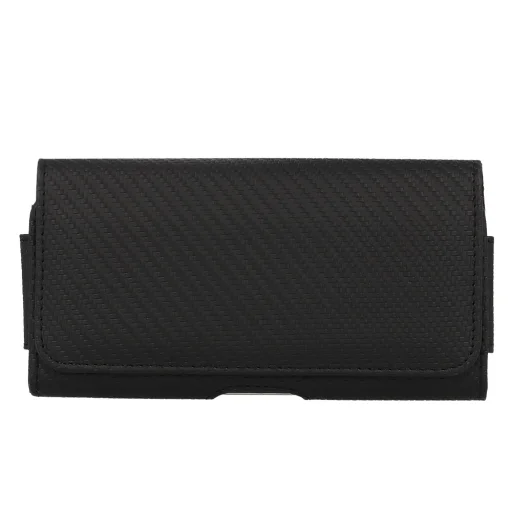 HIT Belt Holster (MÉRET XL) iPhone 15 Pro Max/Samsung A54 5G/A52/S24 Plus/S20 FE dizájn 3 fekete (167x83 mm) tok - 4