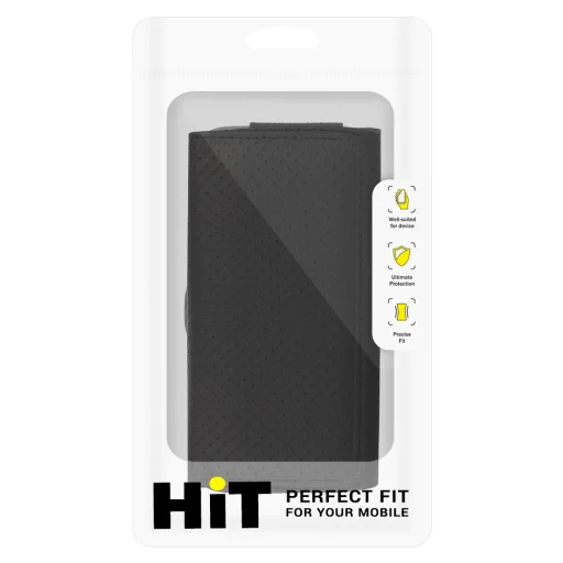 HIT Belt Holster (MÉRET XL) iPhone 15 Pro Max/Samsung A54 5G/A52/S24 Plus/S20 FE dizájn 3 fekete (167x83 mm) tok - 8
