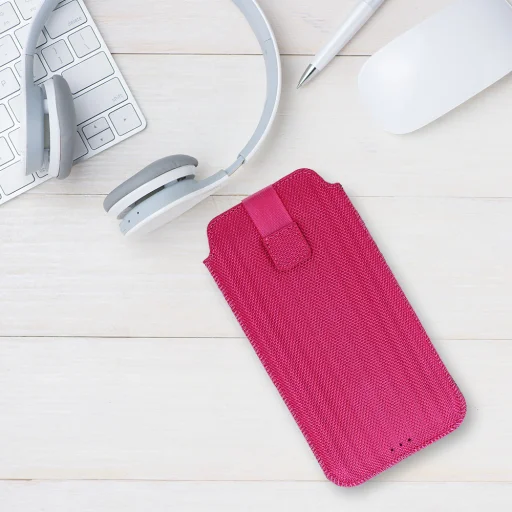 HIT Pouch tok (Méret XL) Iphone 14/14 Pro/Iphone 15/15 Pro/Samsung S23/S23 Plus/S24/S24 Plus/A15/A54 5G design 2 rózsaszín - 6