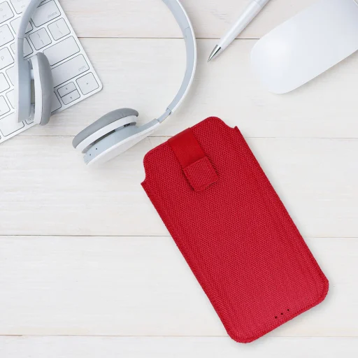 HIT Pouch tok (XL méret) iPhone 14/14 Pro/iPhone 15/15 Pro/Samsung S23/S23 Plus/S24/S24 Plus/A15/A54 5G design 2 piros - 6