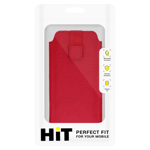HIT Pouch tok (XL méret) iPhone 14/14 Pro/iPhone 15/15 Pro/Samsung S23/S23 Plus/S24/S24 Plus/A15/A54 5G design 2 piros - 7