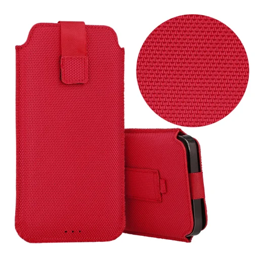 HIT Pouch tok (XL méret) iPhone 14/14 Pro/iPhone 15/15 Pro/Samsung S23/S23 Plus/S24/S24 Plus/A15/A54 5G design 2 piros - 1