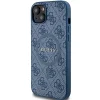 Original Case GUESS hardcase 4G Collection Leather Metal Logo MagSafe GUHMP15MG4GFRB iPhone 15 Plus/14 Plus tok kék thumbnail