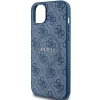 Original Case GUESS hardcase 4G Collection Leather Metal Logo MagSafe GUHMP15MG4GFRB iPhone 15 Plus/14 Plus tok kék thumbnail