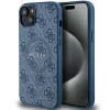 Original Case GUESS hardcase 4G Collection Leather Metal Logo MagSafe GUHMP15MG4GFRB iPhone 15 Plus/14 Plus tok kék thumbnail