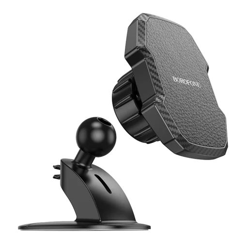 Borofone autós tartó BH111 Adelante mágneses, ragasztós talppal fekete - 4