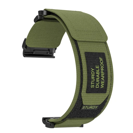 Nylon hurkos Garmin szíj 26mm design 1 zöld - 2