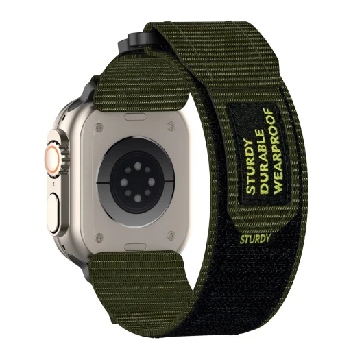 Nylon pánt Apple Watch 38/40/41-hez, design 4, khaki - 1