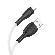 Borofone Kábel BX86 Advantage - USB to Micro USB - 2,4A 1 méter fehér