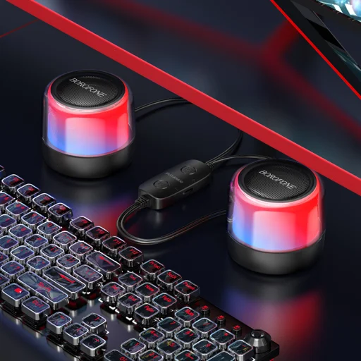 Borofone Hordozható Bluetooth Hangszóró BP12 Színes Sztereó 2 az 1-ben (2 darab) - 8