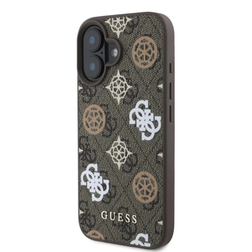  iPhone 16 barna Guess PU 4G Peony MagSafe tok - 3