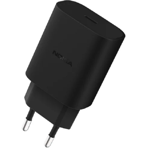 Nokia USB-C 20W Gyors Fali Töltő Fekete - 1