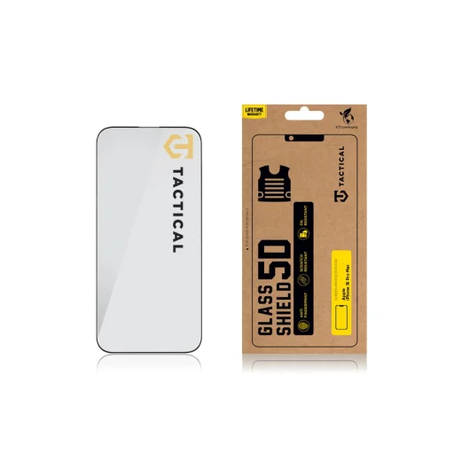 Tactical Glass Shield 5D for Apple iPhone 16 Pro Max Fekete üvegfólia - 2