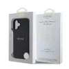  iPhone 16 Plus fekete Guess PU Grained Classic Logo MagSafe tok thumbnail