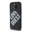  iPhone 16 Pro fekete Guess PU Leather 4G Big Love Logo MagSafe tok thumbnail
