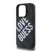  iPhone 16 Pro fekete Guess PU Leather 4G Big Love Logo MagSafe tok thumbnail