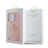  iPhone 16 Pro Max Pink Guess PU Fixed Glitter 4G Metal Logo tok thumbnail