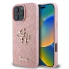  iPhone 16 Pro Max Pink Guess PU Fixed Glitter 4G Metal Logo tok thumbnail