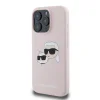  iPhone 16 Pro Max Karl Lagerfeld Liquid Silicone Double Heads MagSafe tok Pink - 3