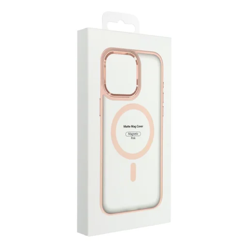 MATTE MAG COVER tok, kompatibilis a MagSafe-fel iPhone 16 Pro-hoz, rózsaszín - 6