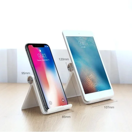 Ugreen LP115 30485 120 x 107 mm asztali mobiltelefon tartó állvány tablet / telefon 4.7-11" - fehér - 4