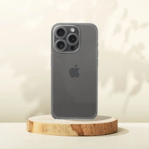 CLEAR CASE 1,5 mm GRID iPhone 15 Plus tok átlátszó - 6