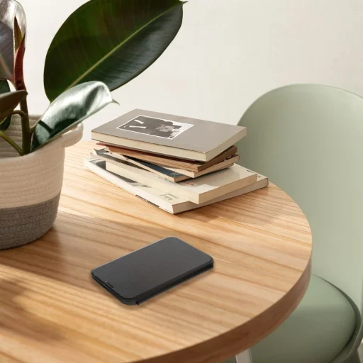 SMART MAG Book tok iPhone 12 Pro kompatibilis MagSafe fekete - 5