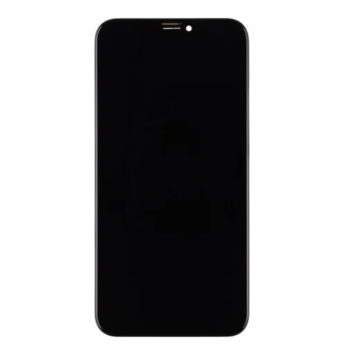 iPhone X LCD Kijelző + Érintőegység Fekete Soft OLED - 1