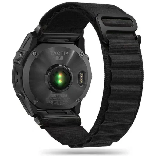 Tech-Protect Nylon Pro óraszíj Garmin Fenix ​​3 / 5X / 3HR / 5X Plus / 6X / 6X Pro / 7X - Fekete - 1