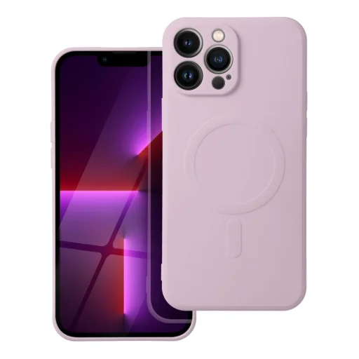 Rózsaszín Magsafe Kompatibilis Szilikon Tok Iphone 13 Pro Max-hoz - 1