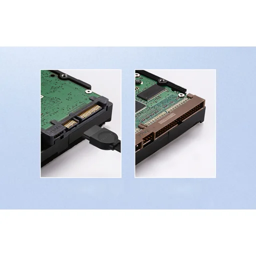 UGREEN US217 SATA ferde kábel, 0,5m (fekete) - 3