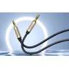 AUX kábel 3.5mm Ugreen AV125, aranyozott, 3m (szürke) thumbnail