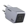 Ugreen Nexode Pro 45W hálózati töltő, 2x USB-C (szürke) thumbnail