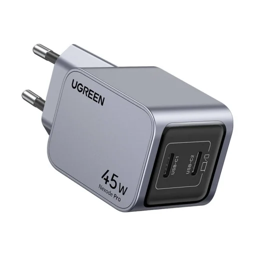 Ugreen Nexode Pro 45W hálózati töltő, 2x USB-C (szürke) - 3