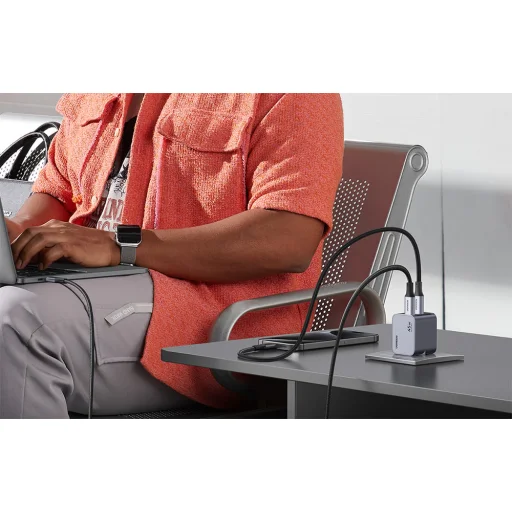 Ugreen Nexode Pro 45W hálózati töltő, 2x USB-C (szürke) - 5