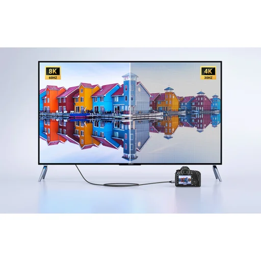 UGREEN HD163 Mini HDMI - HDMI kábel, 8K, 1m - 4