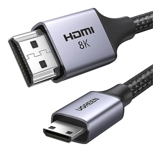 UGREEN HD163 Mini HDMI - HDMI kábel, 8K, 1m - 1