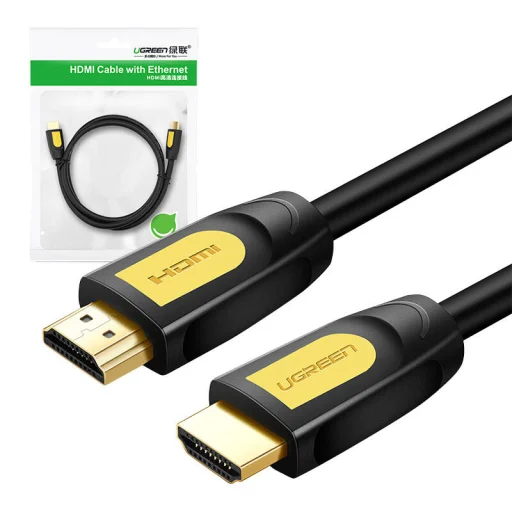 UGREEN HD101 HDMI 2.0 kábel, 4K, 60Hz, 0,75m (fekete-sárga) - 2