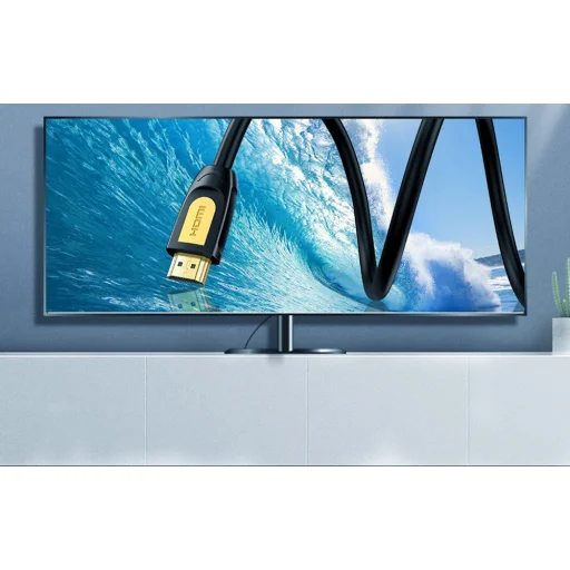 UGREEN HD101 HDMI 2.0 kábel, 4K, 60Hz, 0,75m (fekete-sárga) - 4