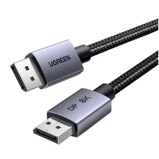 DisplayPort 1.4 kábel Ugreen DP120, 8K 60Hz, 32.4Gbps, 1m (fekete)